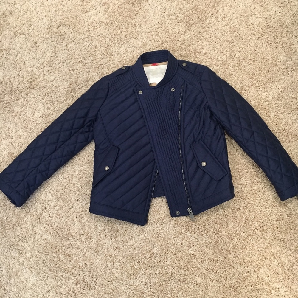 Girls Burberry Motorcycle Jacket (7Y)